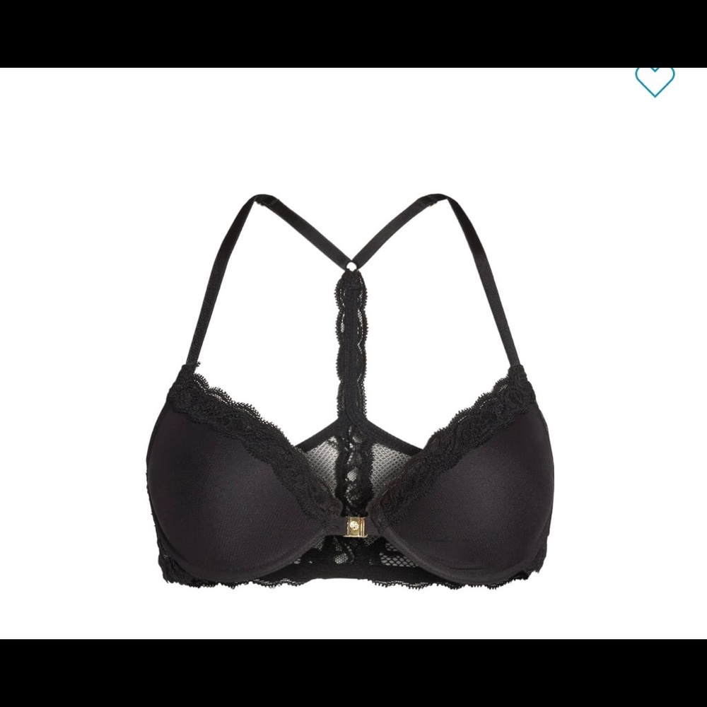 Natori Feathers Racerback Bra. Green.